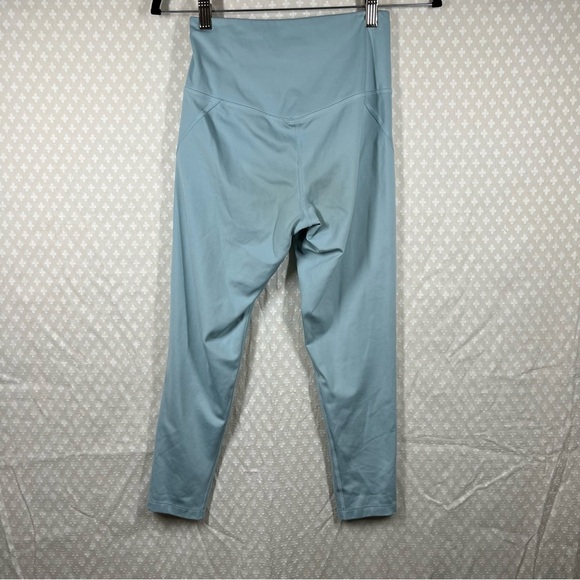 Girlfriend Collective Light Blue High Rise Leggings - Picture 4 of 5
